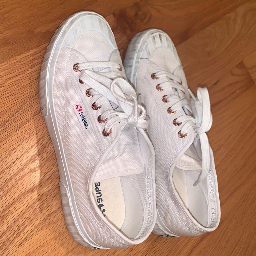 2630 COTU Canvas Sneaker in White & Rose